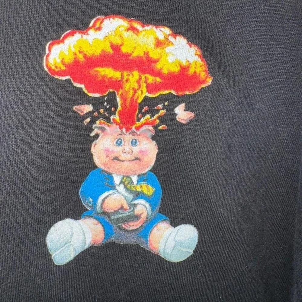 Santa Cruz Skateboards Mens Medium Garbage Pail Kids Adam Bomb Long Sleeve Shirt